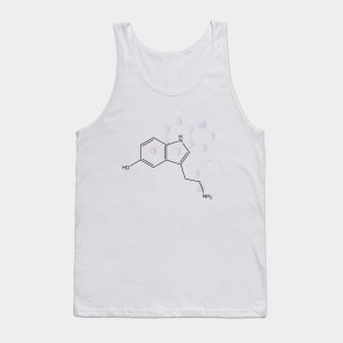 Serotonin Molecule Tank Top